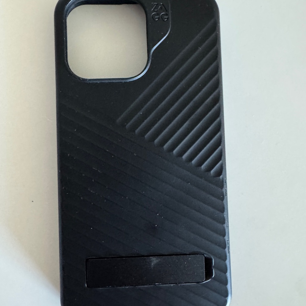 ZAGG Black Textured Phone Case with Stand